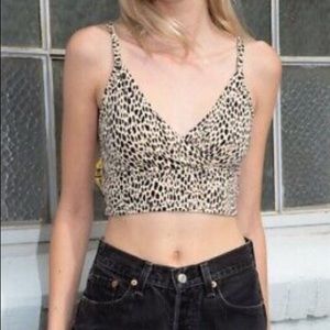 Brandy Cheetah Amara Crop Tank